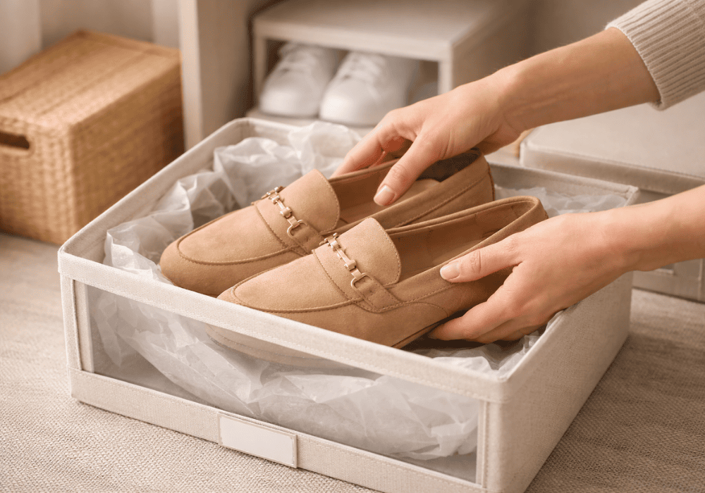 cómo guardar zapatos en cambio de temporada